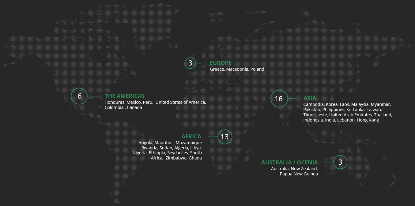 We have worked with more than 300 clients from 40 countries